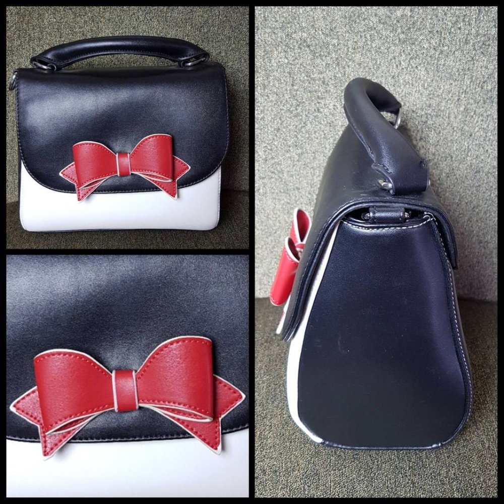 Vintage Repro Lola Ramona red Bow Handbag